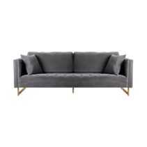 Maklaine Modern Lenox Velvet Modern Sofa Lenox