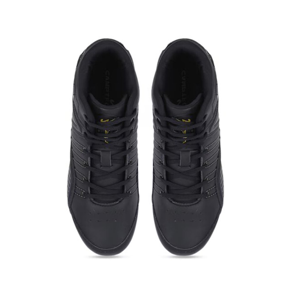 Men White Synthetic Mid-Top Basketball Shoes - Image 2