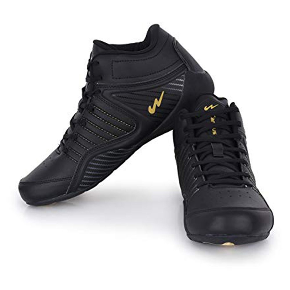 Men White Synthetic Mid-Top Basketball Shoes - Image 3