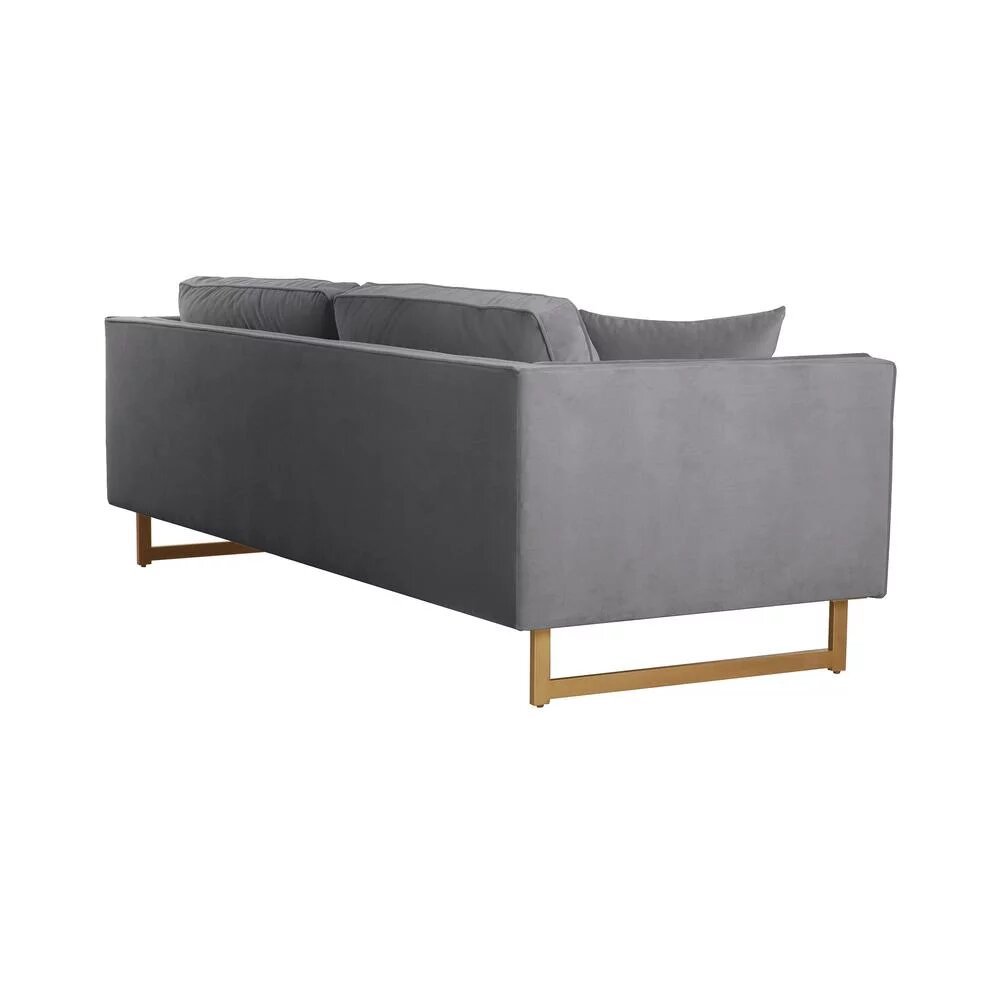 Maklaine Modern Lenox Velvet Modern Sofa Lenox - Image 3
