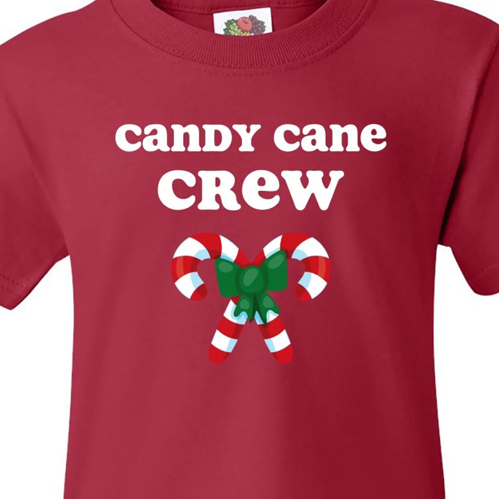 Inktastic Candy Cane Crew Boys or Girls Toddler T-Shirt - Image 3