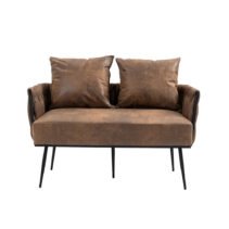 Modern Loveseat Sofa Chair, Upholstered Accent